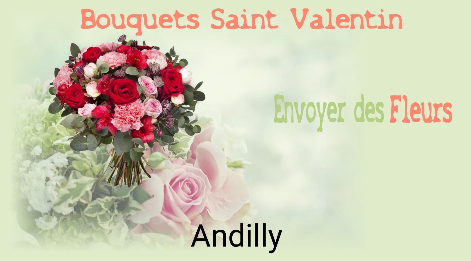 Roses de Saint-Valentin livrées à Andilly